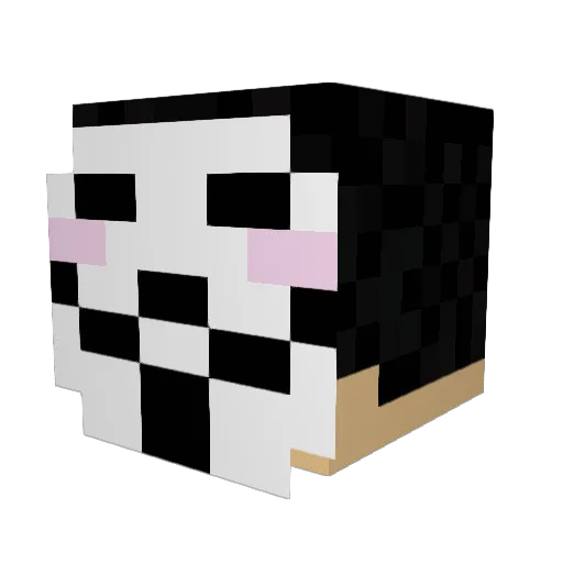 CaliforniaKilla Minecraft avatar head, 3D render