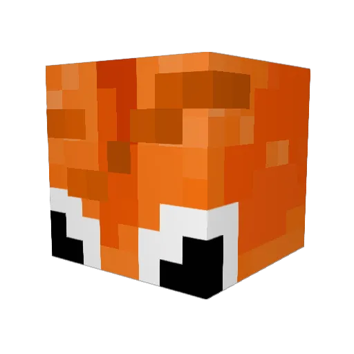 Caligt14 Minecraft avatar head, 3D render