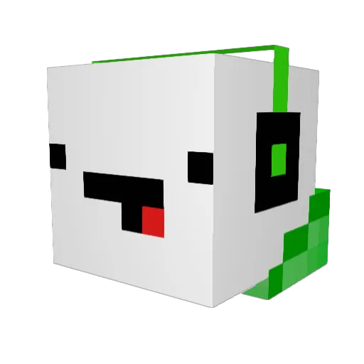 Calimero_23 Minecraft avatar head, 3D render
