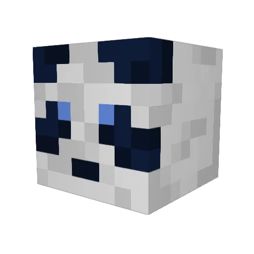 Caliope1 Minecraft avatar head, 3D render
