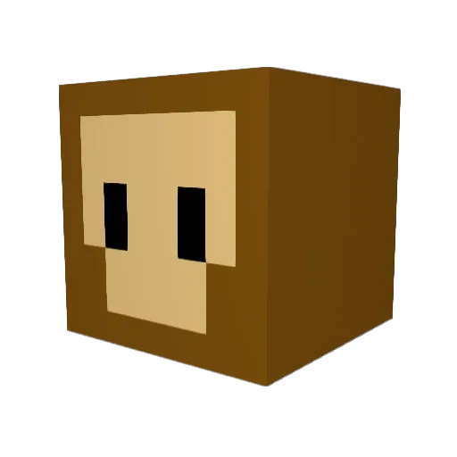 Calipo6474 Minecraft avatar head, 3D render