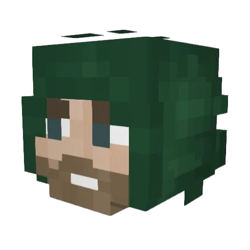 CallEpsilon Minecraft avatar head, 3D render