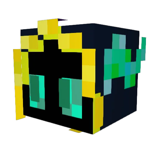 CallMe0ne Minecraft avatar head, 3D render