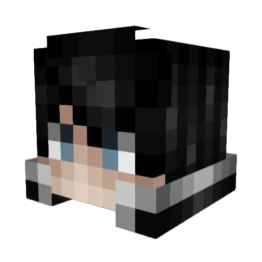 CallMeArminius Minecraft avatar head, 3D render
