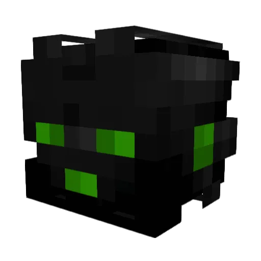 CallMeAsda Minecraft avatar head, 3D render