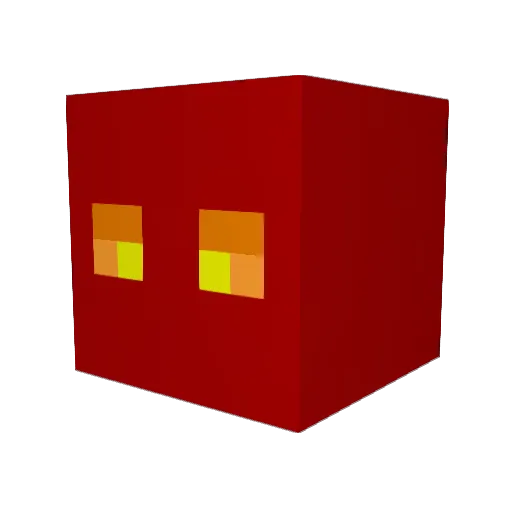 CallMeCeqel Minecraft avatar head, 3D render