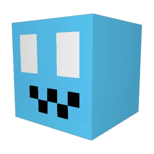 CallMeFrost224 Minecraft avatar head, 3D render