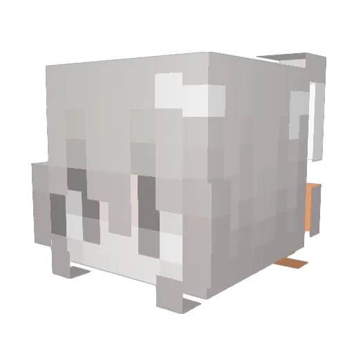 CallMeGnix Minecraft avatar head, 3D render