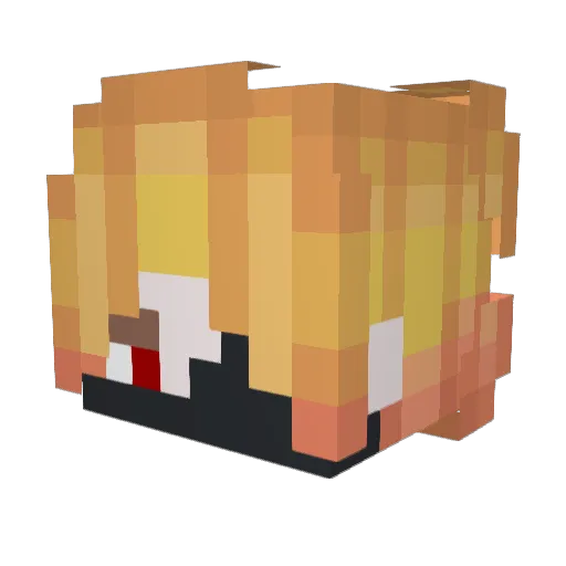 CallMeJuiZe Minecraft avatar head, 3D render