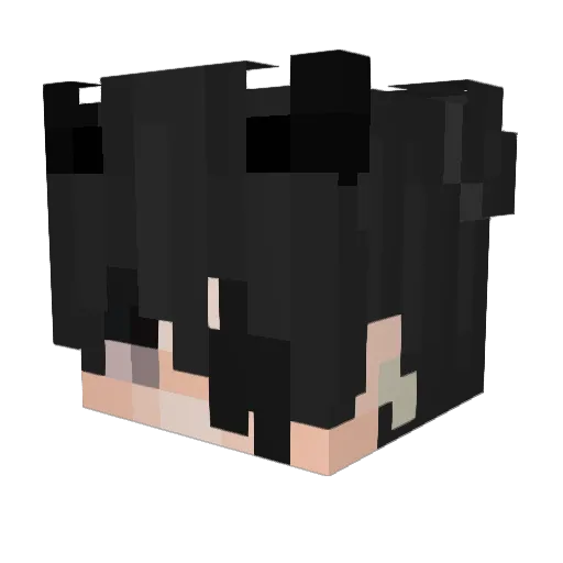 CallMeJxrs Minecraft avatar head, 3D render