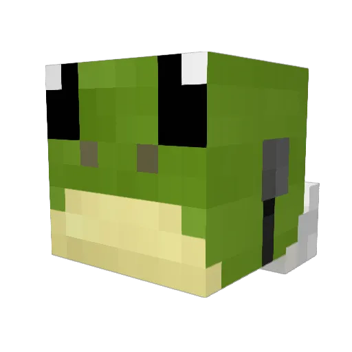 CallMeKall Minecraft avatar head, 3D render