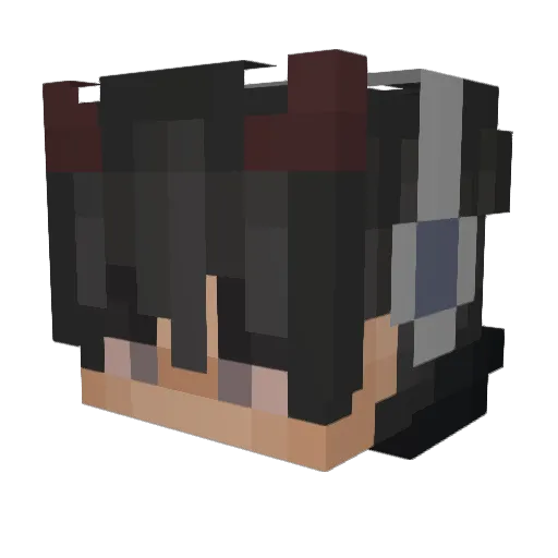 CallMeLikearr Minecraft avatar head, 3D render
