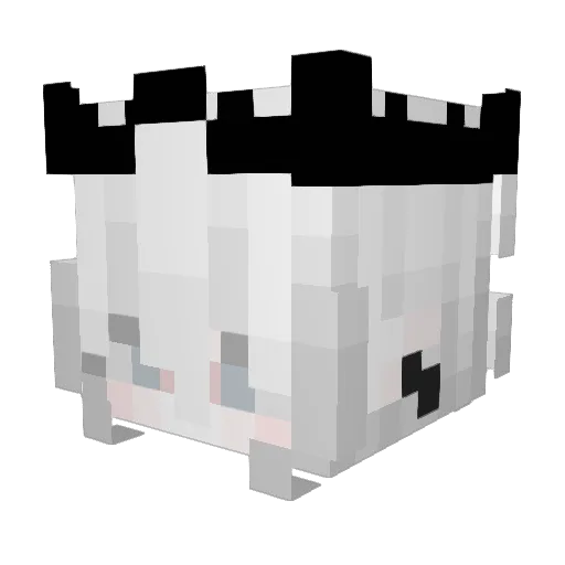 CallMeLukaa Minecraft avatar head, 3D render