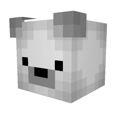 CallMeMADD Minecraft avatar head, 3D render