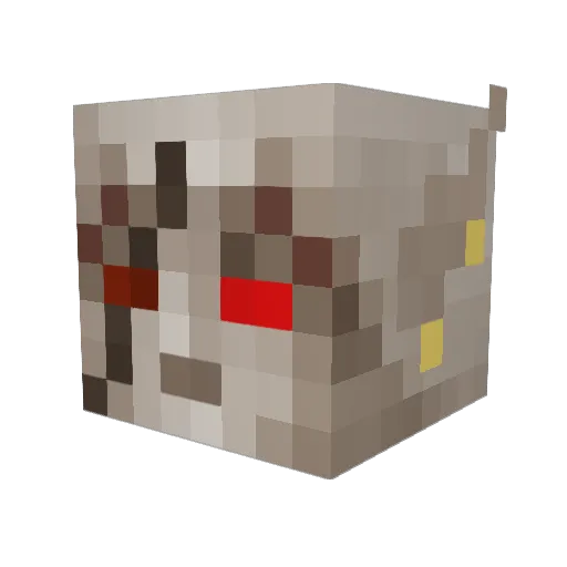 CallMeMeta Minecraft avatar head, 3D render