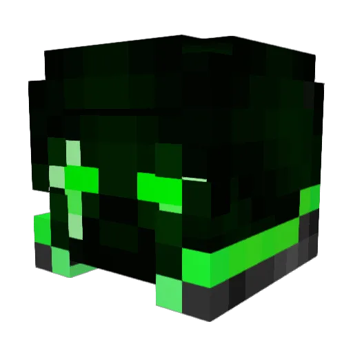 CallMeMrRitter Minecraft avatar head, 3D render