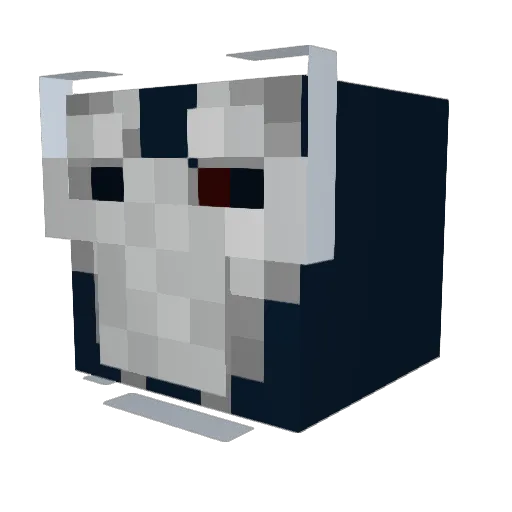 CallMeMuchacho Minecraft avatar head, 3D render