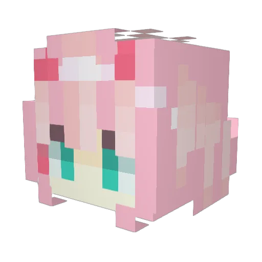 CallMeOnichan Minecraft avatar head, 3D render