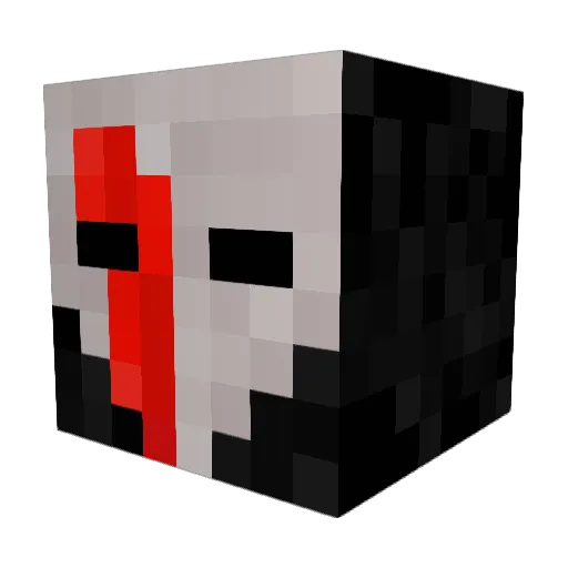 CallMePhilippe Minecraft avatar head, 3D render