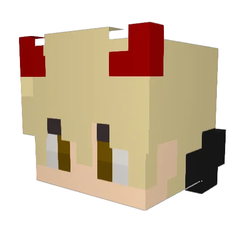 CallMeSnakeeyes Minecraft avatar head, 3D render