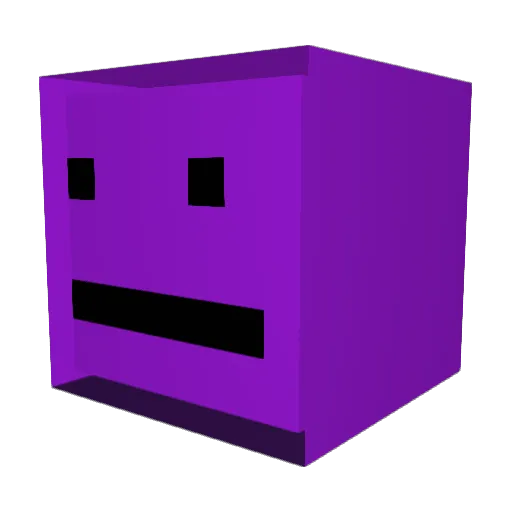 CallMeTerryy Minecraft avatar head, 3D render