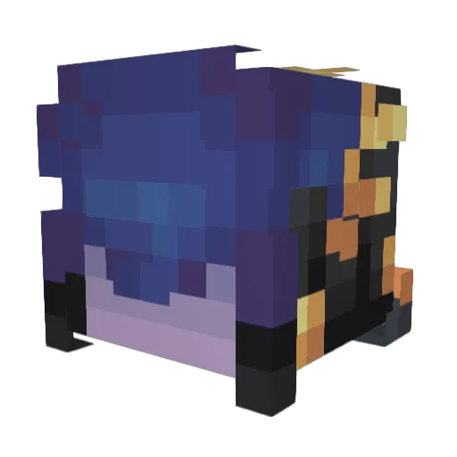 CallMeV_25 Minecraft avatar head, 3D render