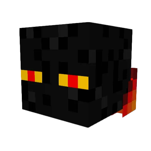 CallMeWeebSama Minecraft avatar head, 3D render