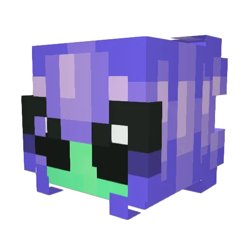 CallMehBean17 Minecraft avatar head, 3D render