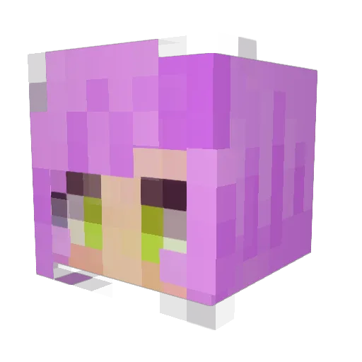 Call_Me_Fantasy Minecraft avatar head, 3D render