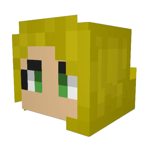 Call_Me_Wild Minecraft avatar head, 3D render