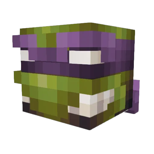 Callak233 Minecraft avatar head, 3D render