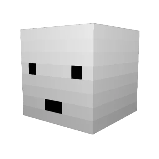 CallanSL Minecraft avatar head, 3D render