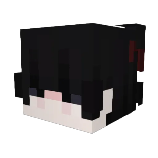 CallaoMan Minecraft avatar head, 3D render
