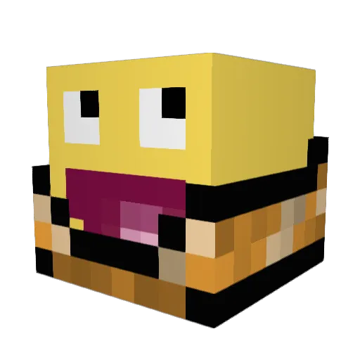 Callie_07 Minecraft avatar head, 3D render