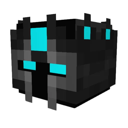 Callind Minecraft avatar head, 3D render