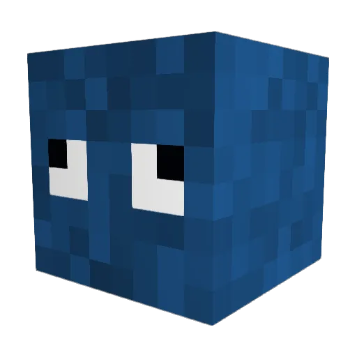 CallingCake Minecraft avatar head, 3D render