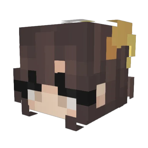 CallingSchaafsMa Minecraft avatar head, 3D render