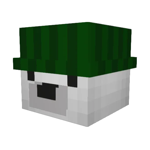 Calliott Minecraft avatar head, 3D render