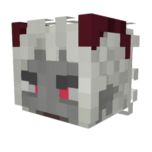 Callitraxy Minecraft avatar head, 3D render