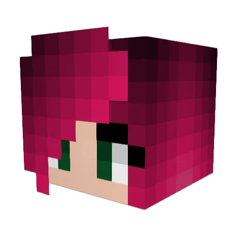 Callixtus Minecraft avatar head, 3D render