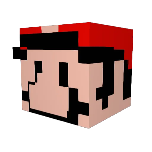 CallmeKrystof07 Minecraft avatar head, 3D render