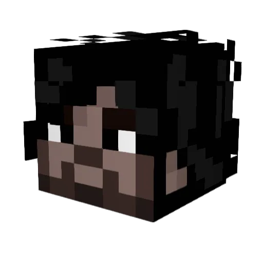 CallmeaFool Minecraft avatar head, 3D render