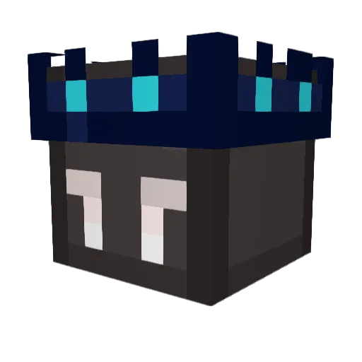 Callmeusername Minecraft avatar head, 3D render