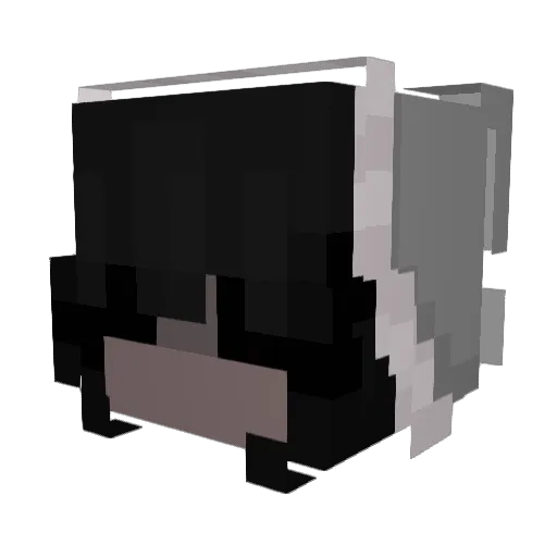Callseto Minecraft avatar head, 3D render
