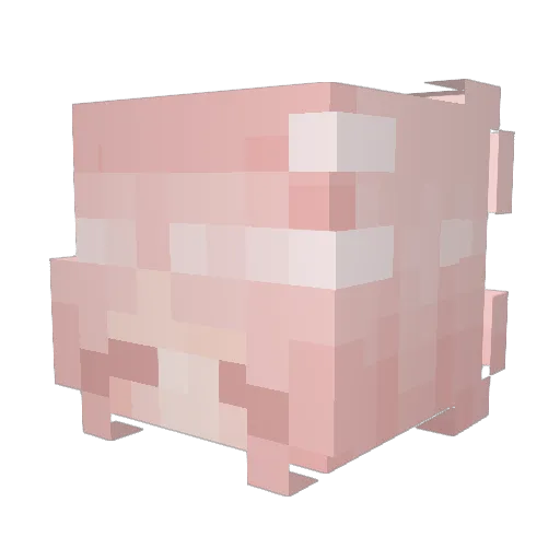 Callsign_Cheese Minecraft avatar head, 3D render