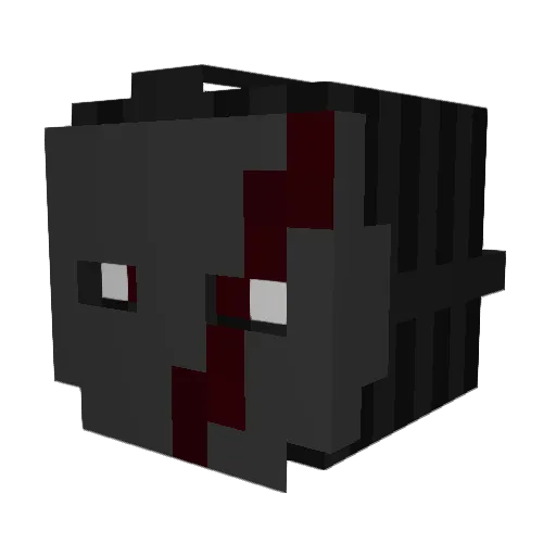 Callsign_Scotty Minecraft avatar head, 3D render