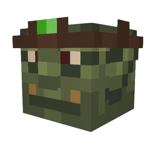 CallumGC Minecraft avatar head, 3D render