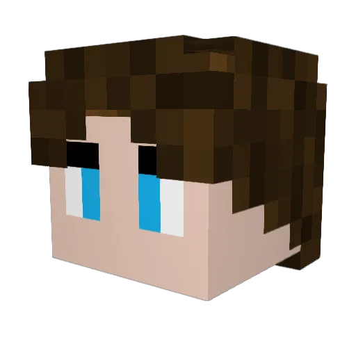 CallumSUFC69 Minecraft avatar head, 3D render