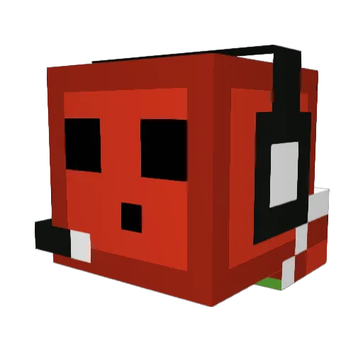 Callumgard Minecraft avatar head, 3D render
