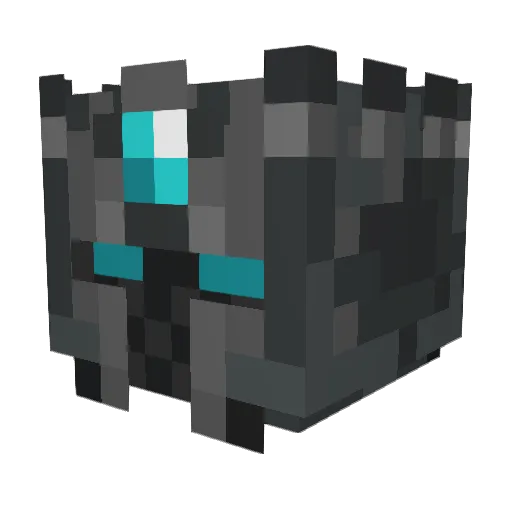 Callupin Minecraft avatar head, 3D render